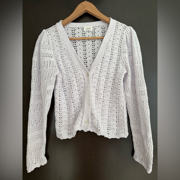 Aritzia Sweaters Aritzia Splendour Cardigan Crochet Poshmark